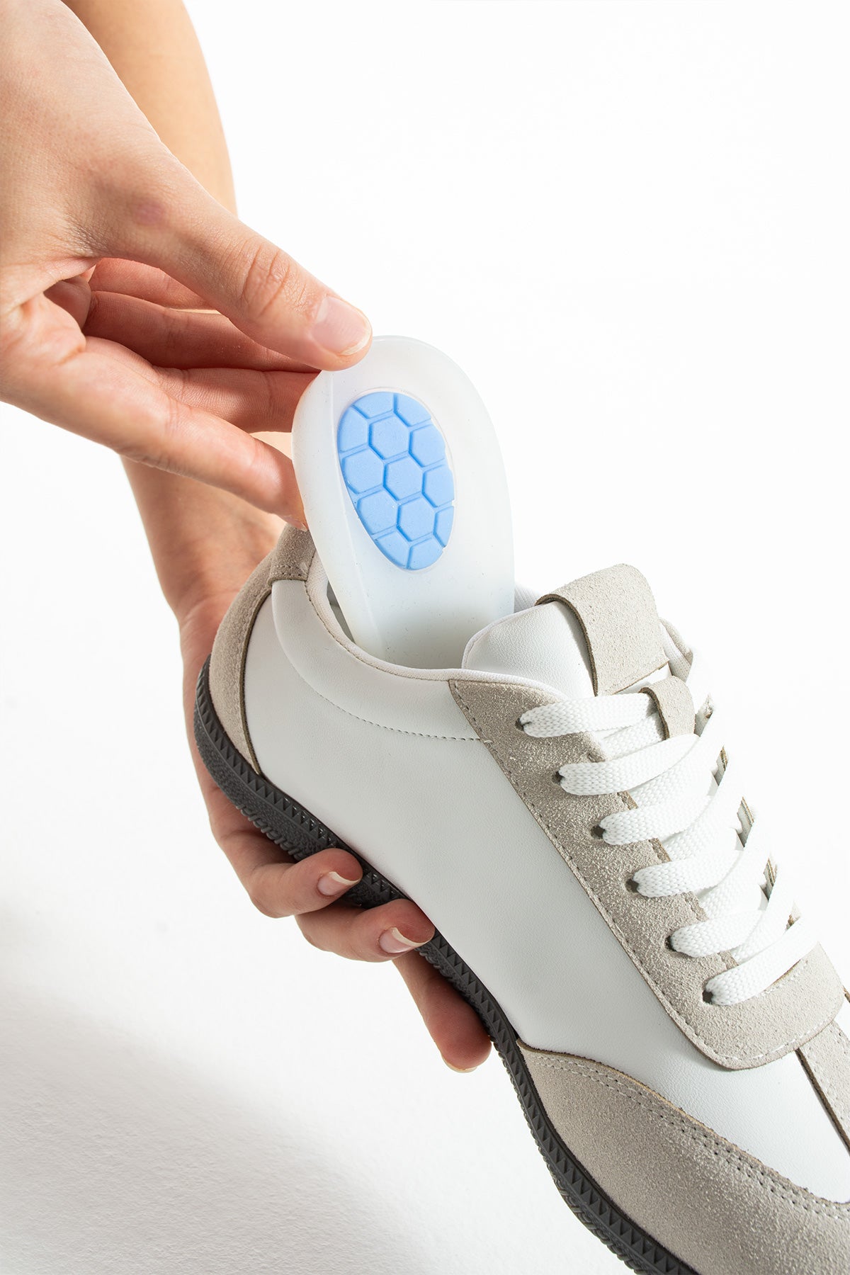 Silikon Topuk Destekleyici Darbe Emici Yumuşak Topuk Yastığı & Boy Yükseltici