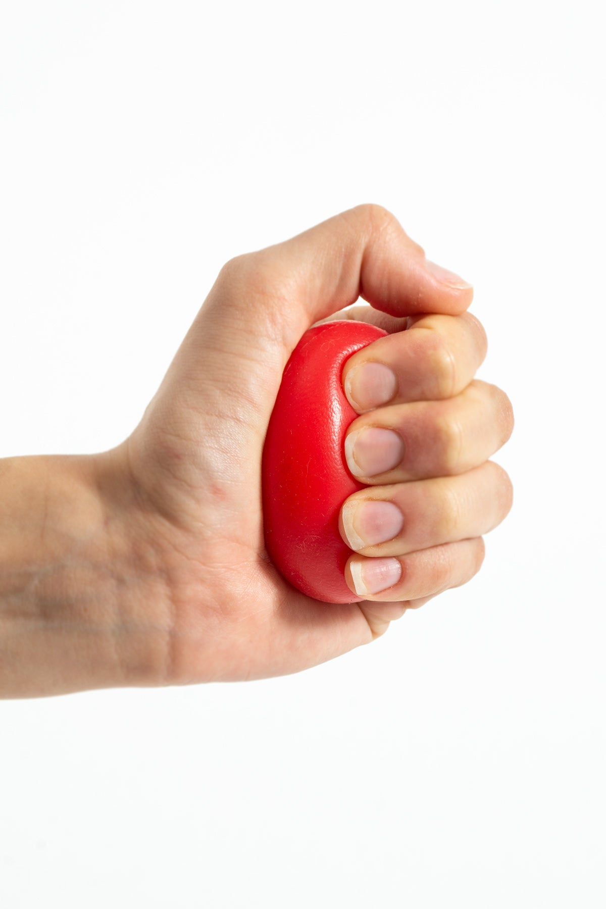 Mavi Yumuşak Silikon El Egzersiz & Stres Topu | Hafif Direnç Parmak Güçlendirici