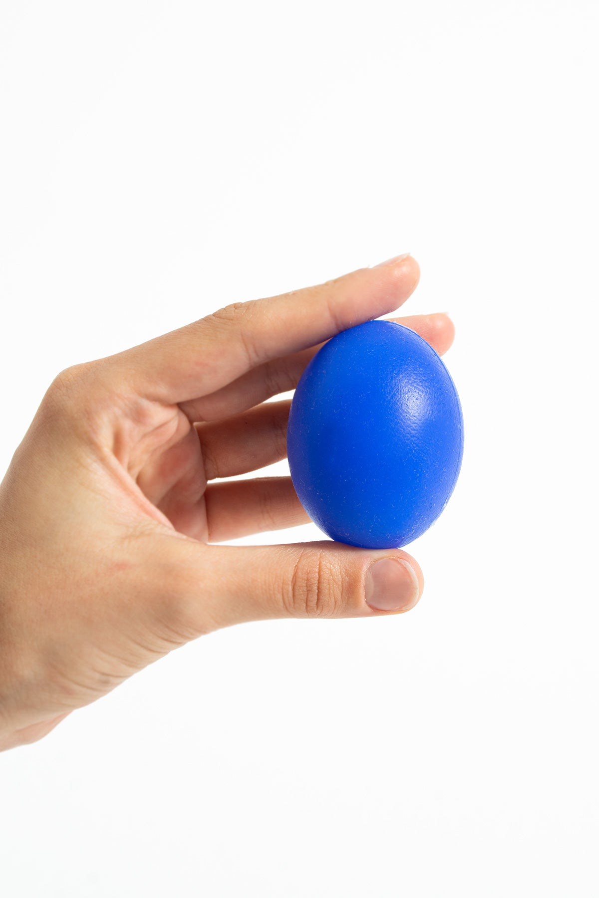 Mavi Yumuşak Silikon El Egzersiz & Stres Topu | Hafif Direnç Parmak Güçlendirici